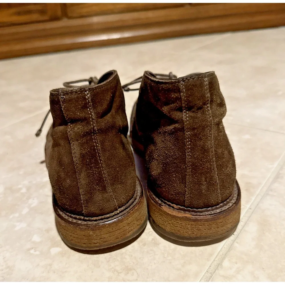 To Boot New York Chukka Men's Size 9.5 Brown Suede Boots Lace Up Casual Work